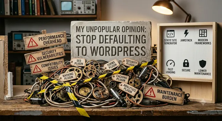 Why I No Longer Recommend WordPress for Most Business Websites