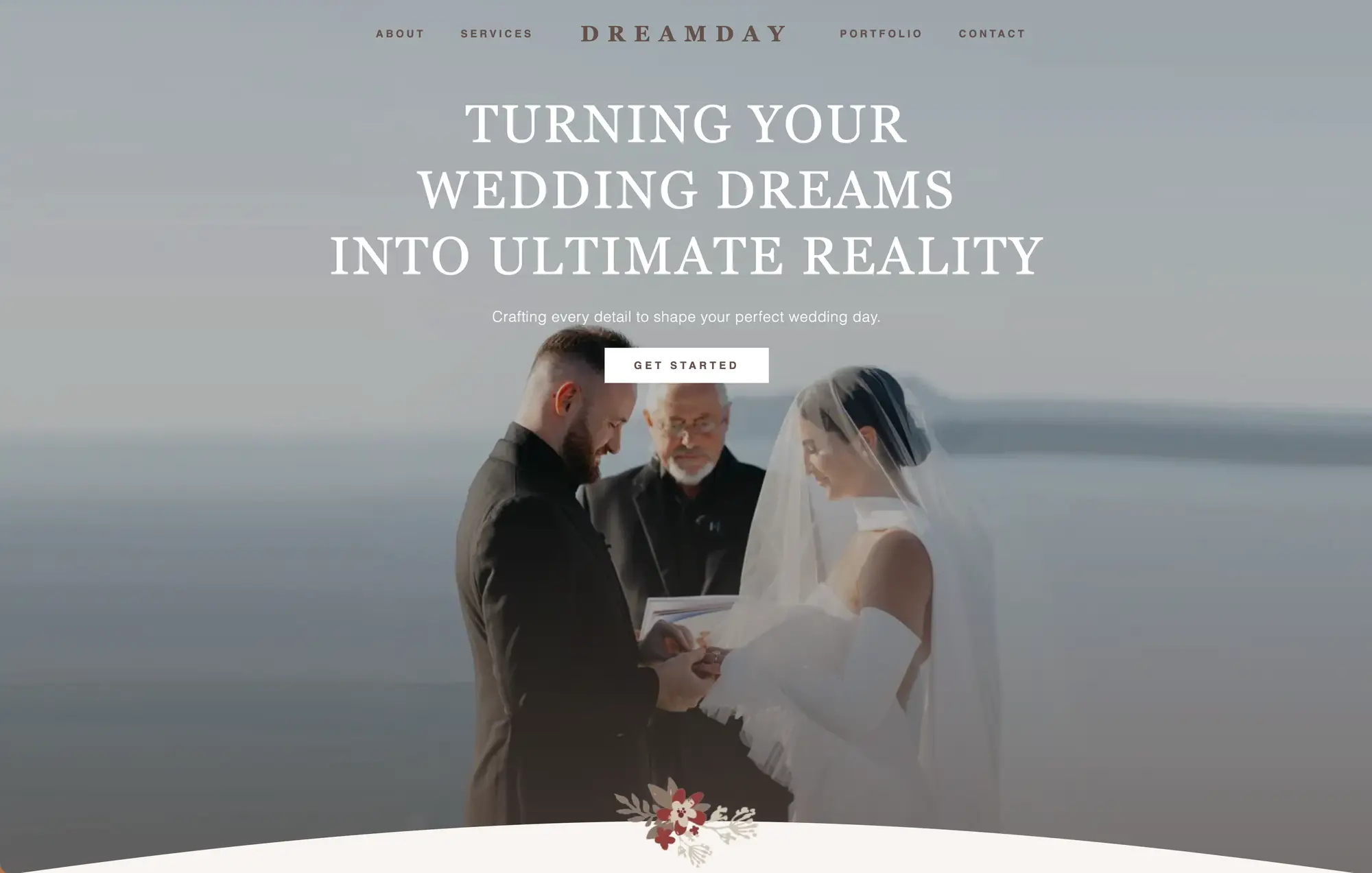 DREAMDAY a responsive wedding planning platform SvelteKit template