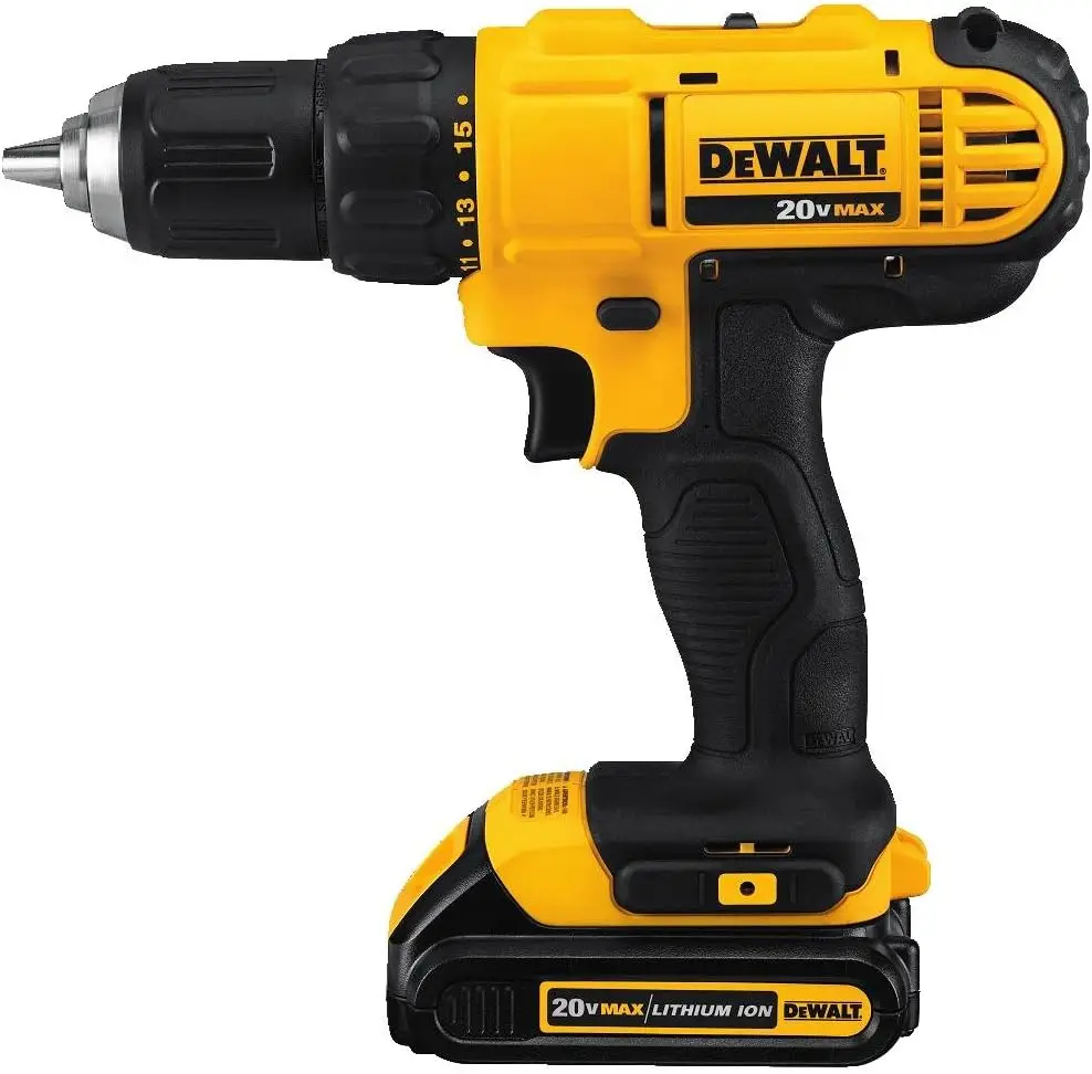 DEWALT 20V MAX* Cordless Drill / Driver Kit with Screwdriver/Drill Bit Set, 100-Piece (DCD771C2 & DWA2FTS100)